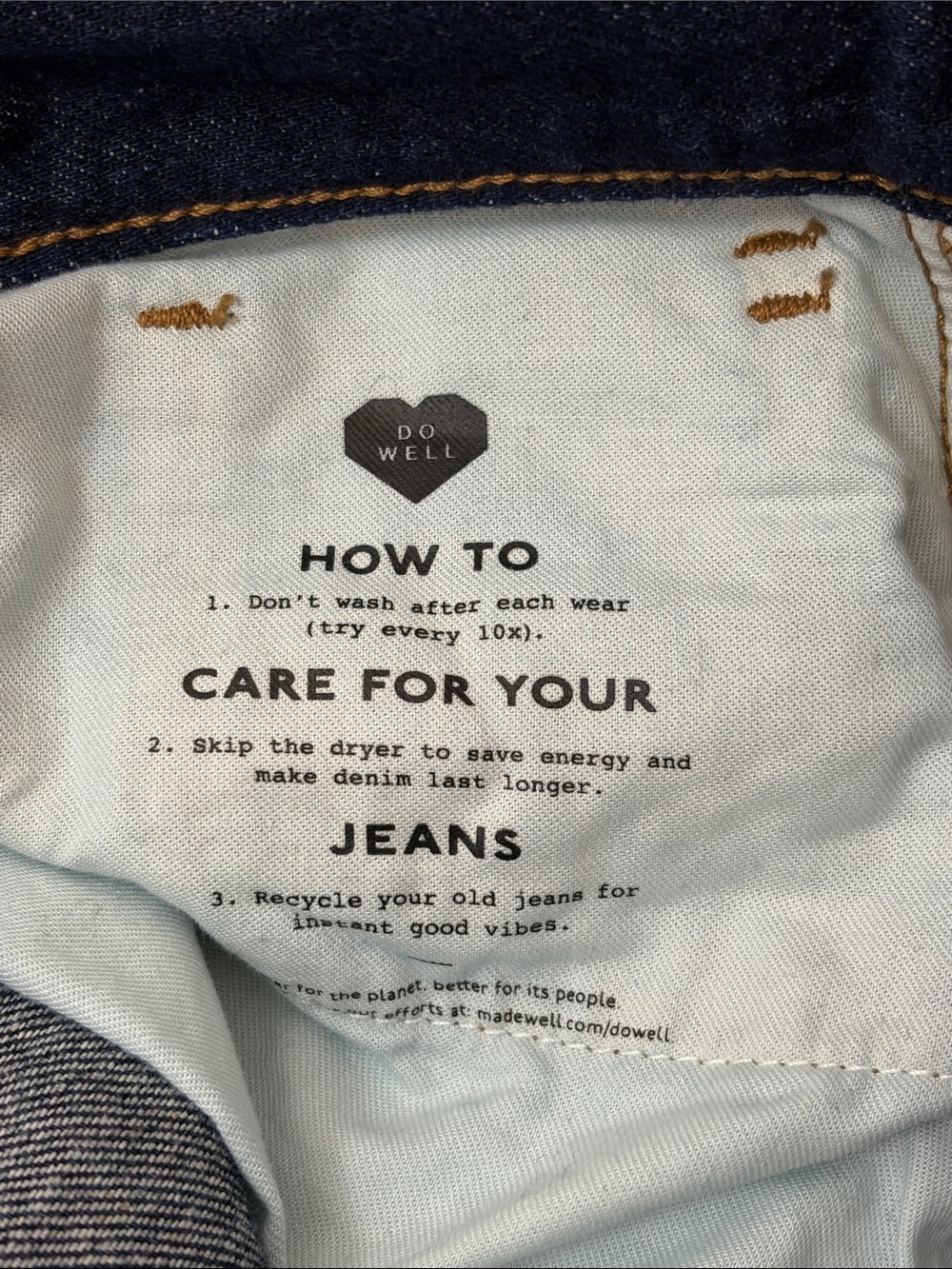 Madewell Dark Blue Superwide-Leg Jeans - Picture 10 of 12